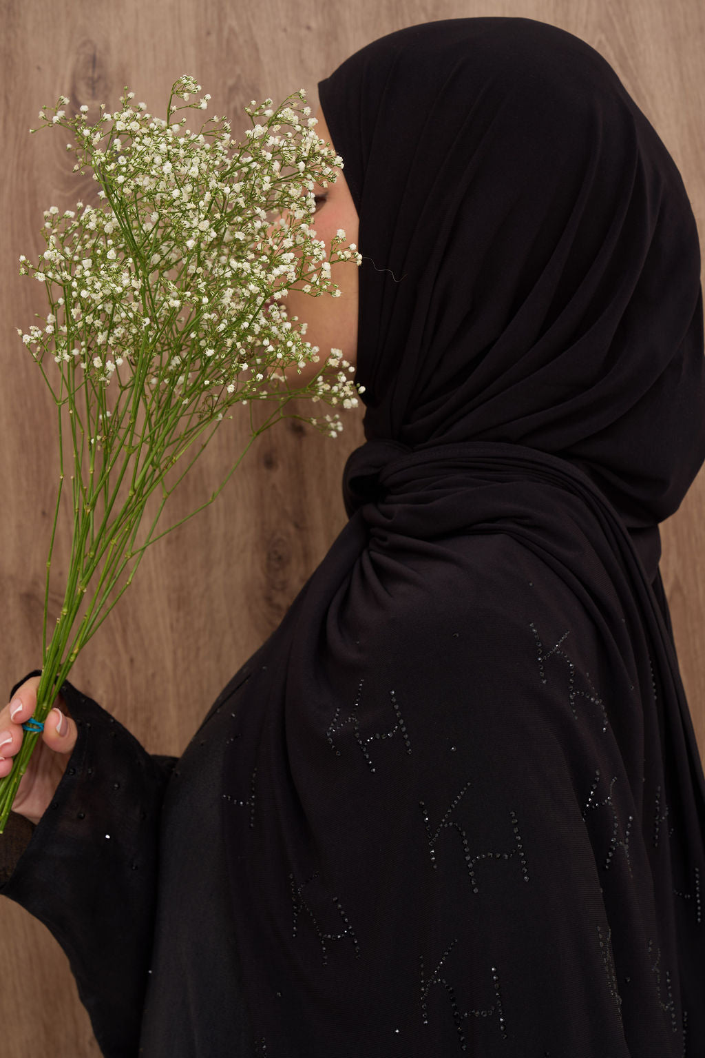 KH Halo Signature - Noir Jersey Hijab