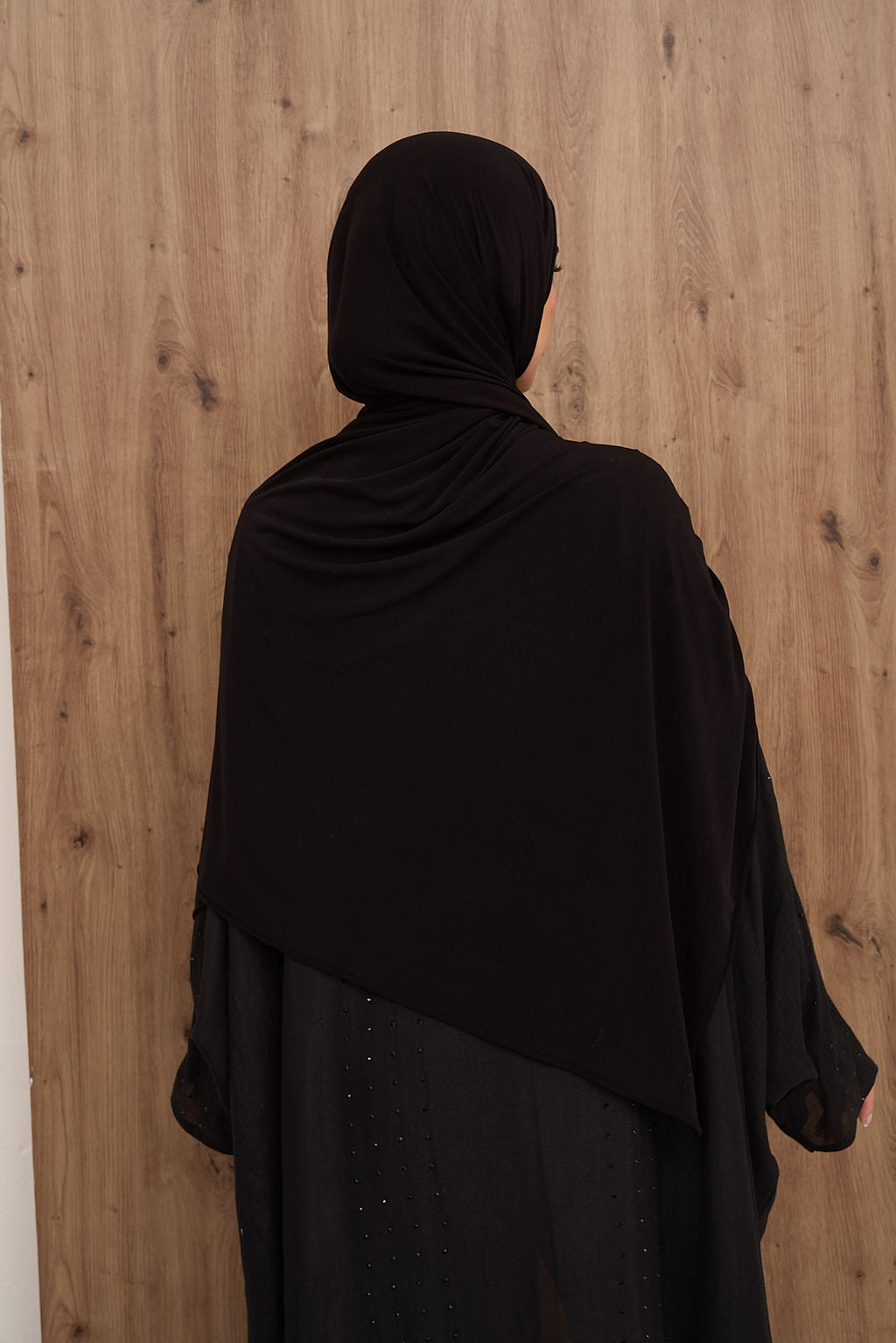 Essential Halo -  Noir Jersey Hijab